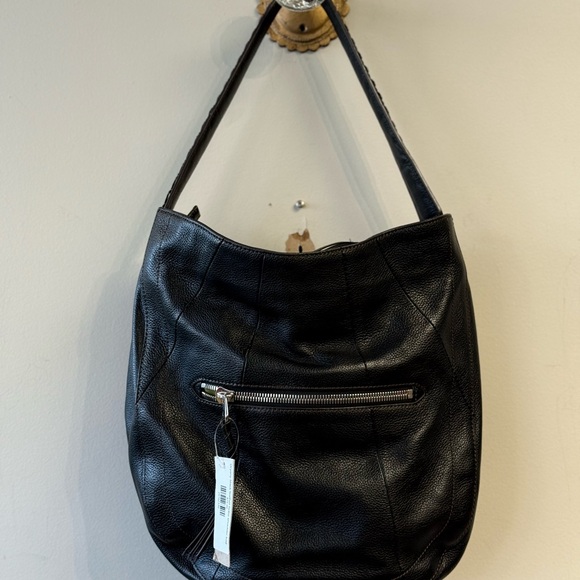 Oryany black pebbled leather Chelsea hobo shoulder bag - Picture 3 of 14